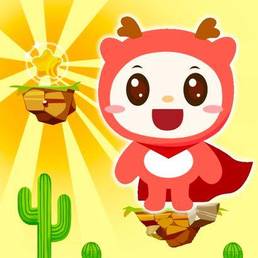 deer superman jump up 1