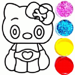 Cute Cat Coloring Book