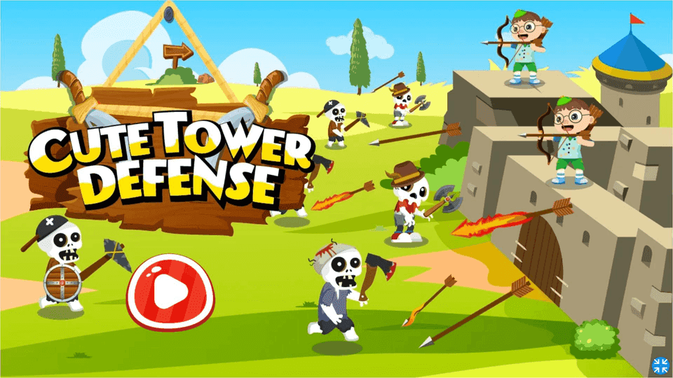 Castle Warfare Zombies vs Momo Cute Tower Defense