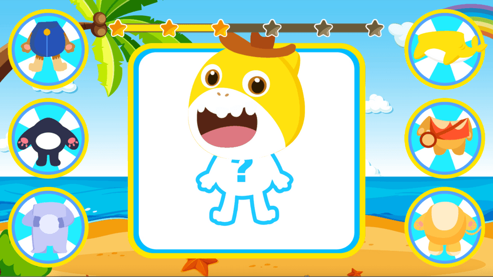 Cartoon Animals Body Matching