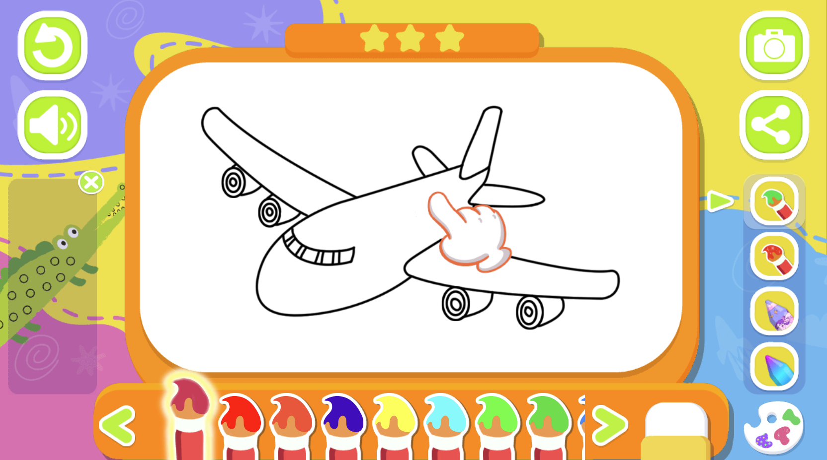 Airplane Coloring Book