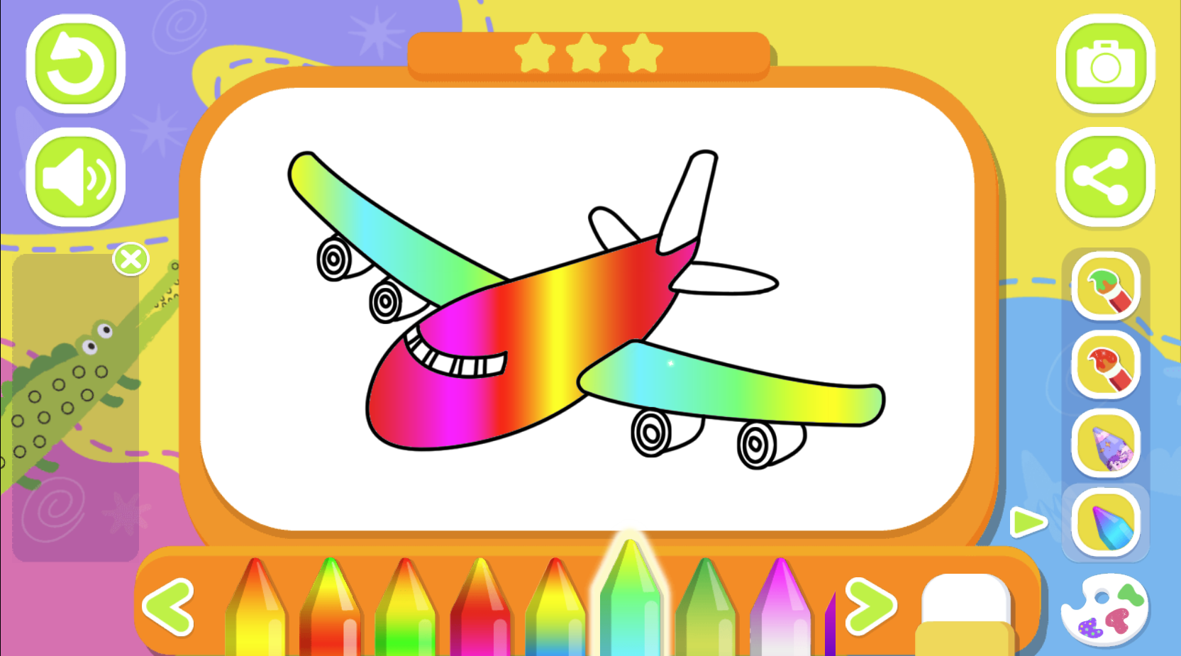 Airplane Coloring Book