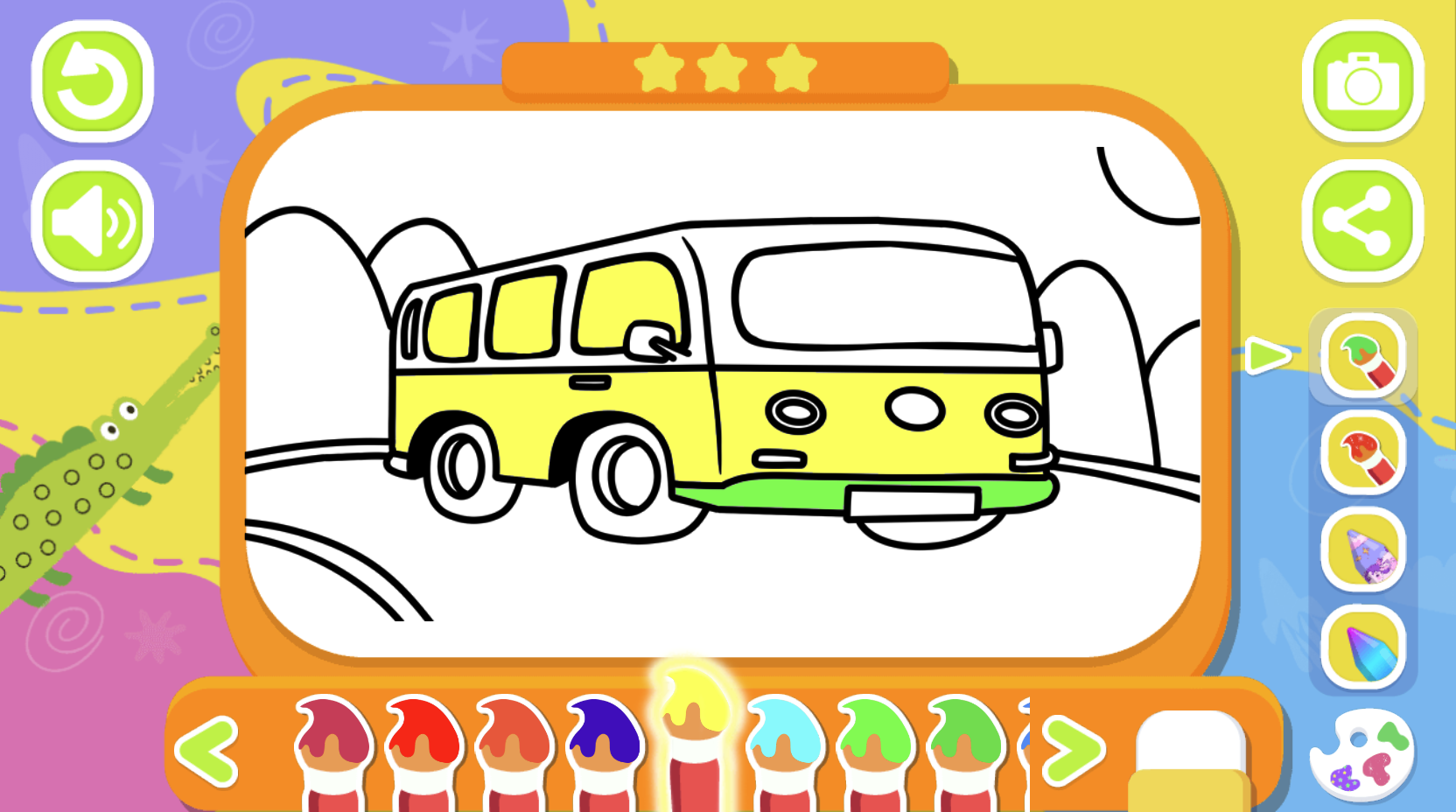 Bus Coloring Book