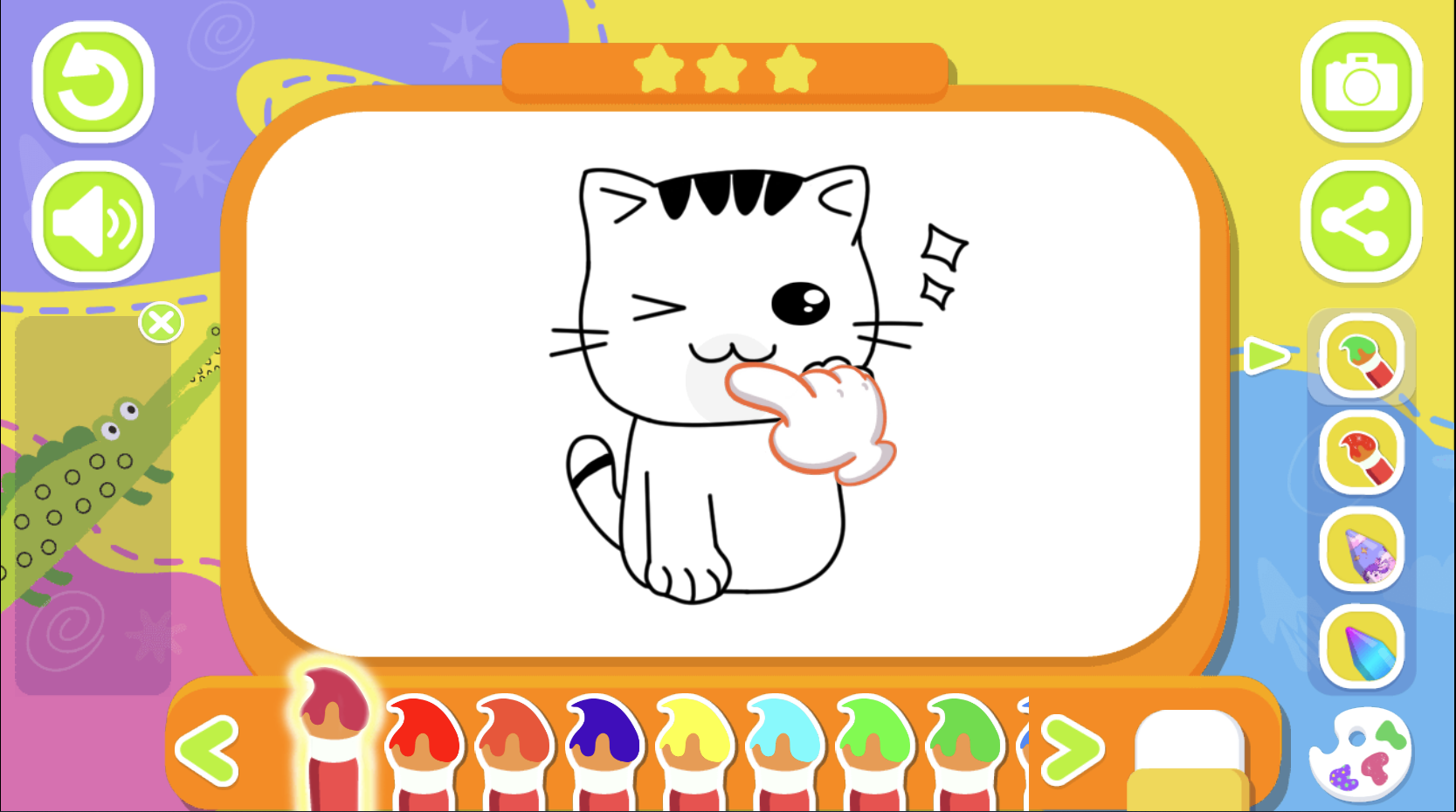 Cute Cat Coloring Book