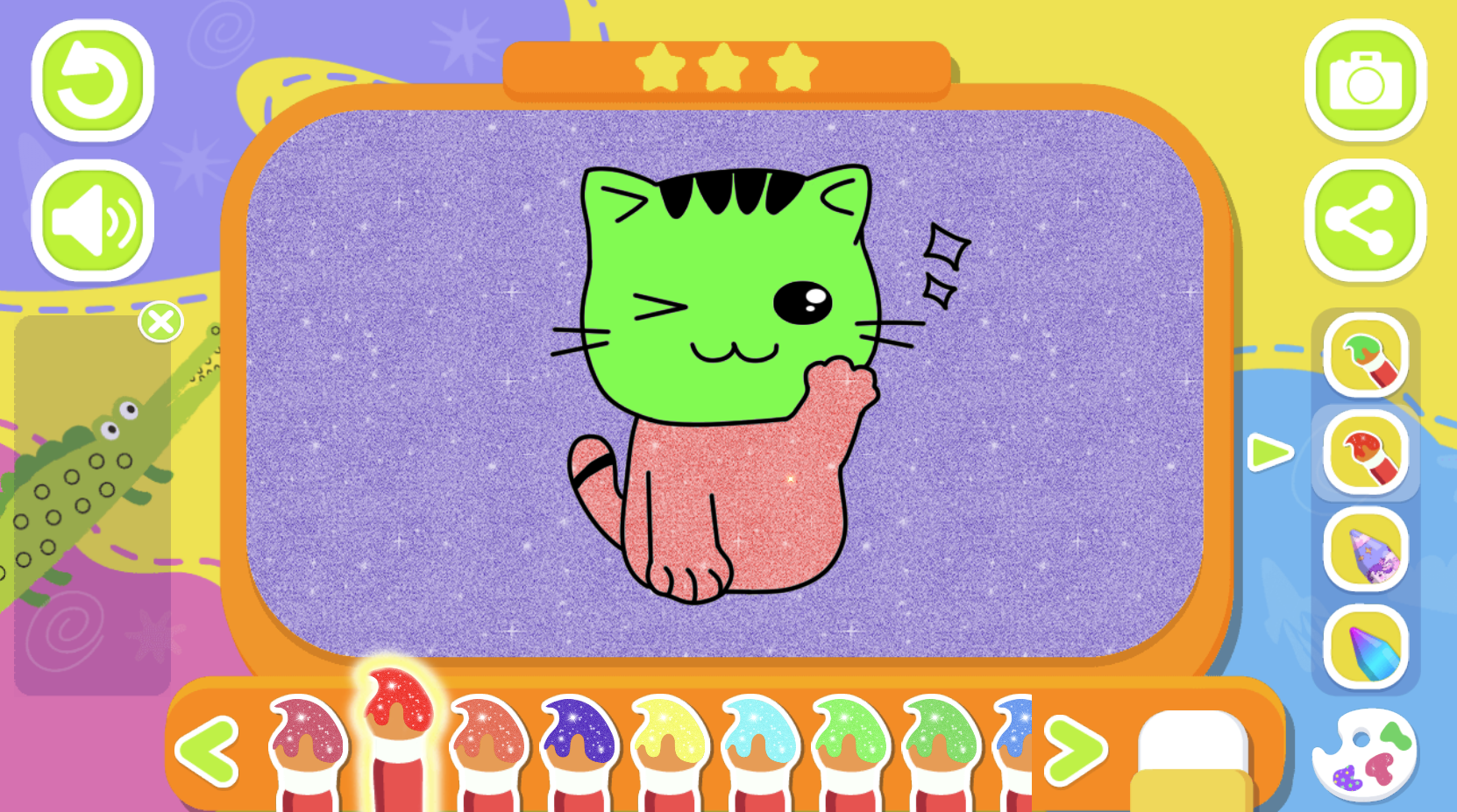 Cute Cat Coloring Book