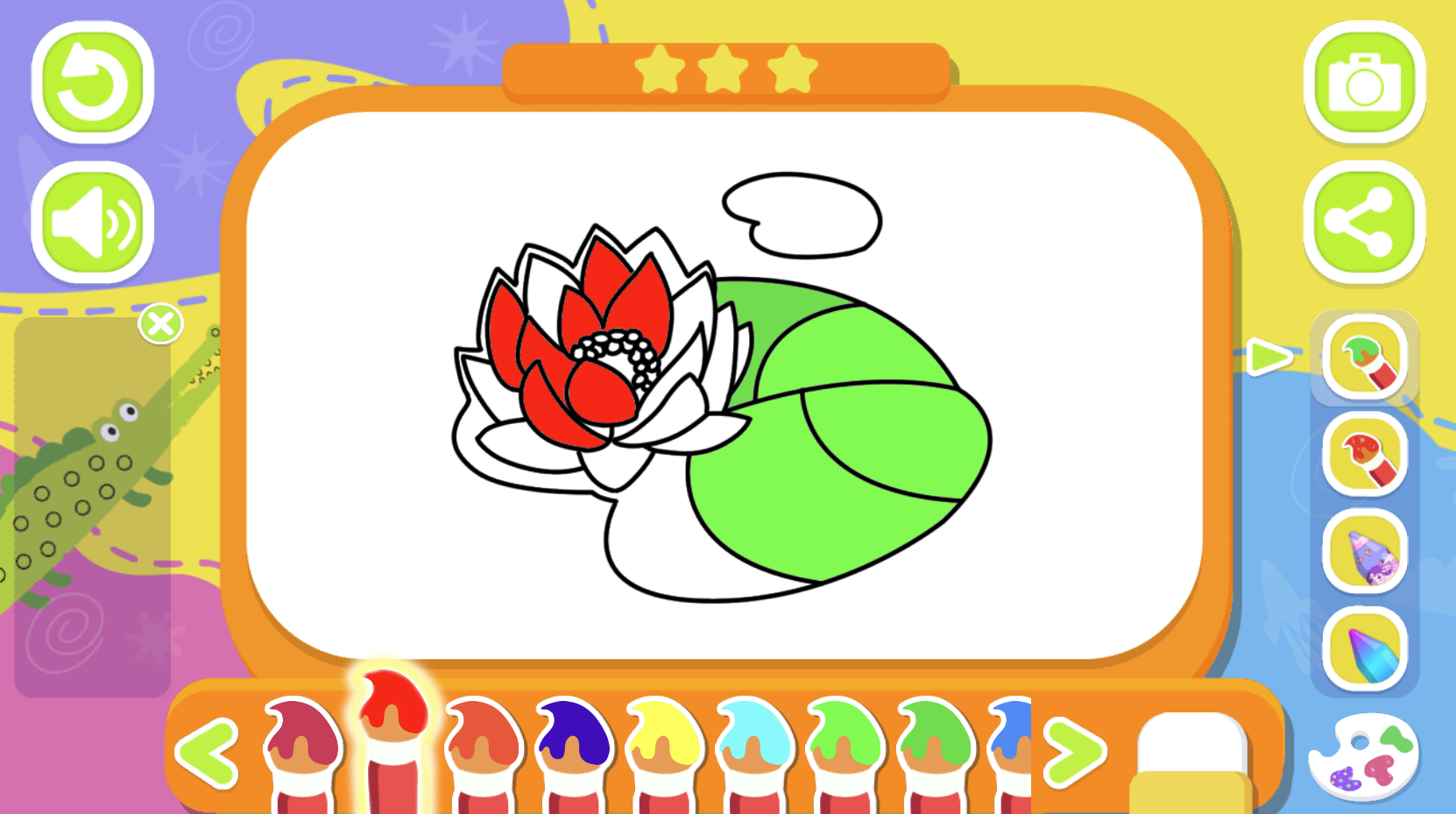 Lotus Flower Coloring Book