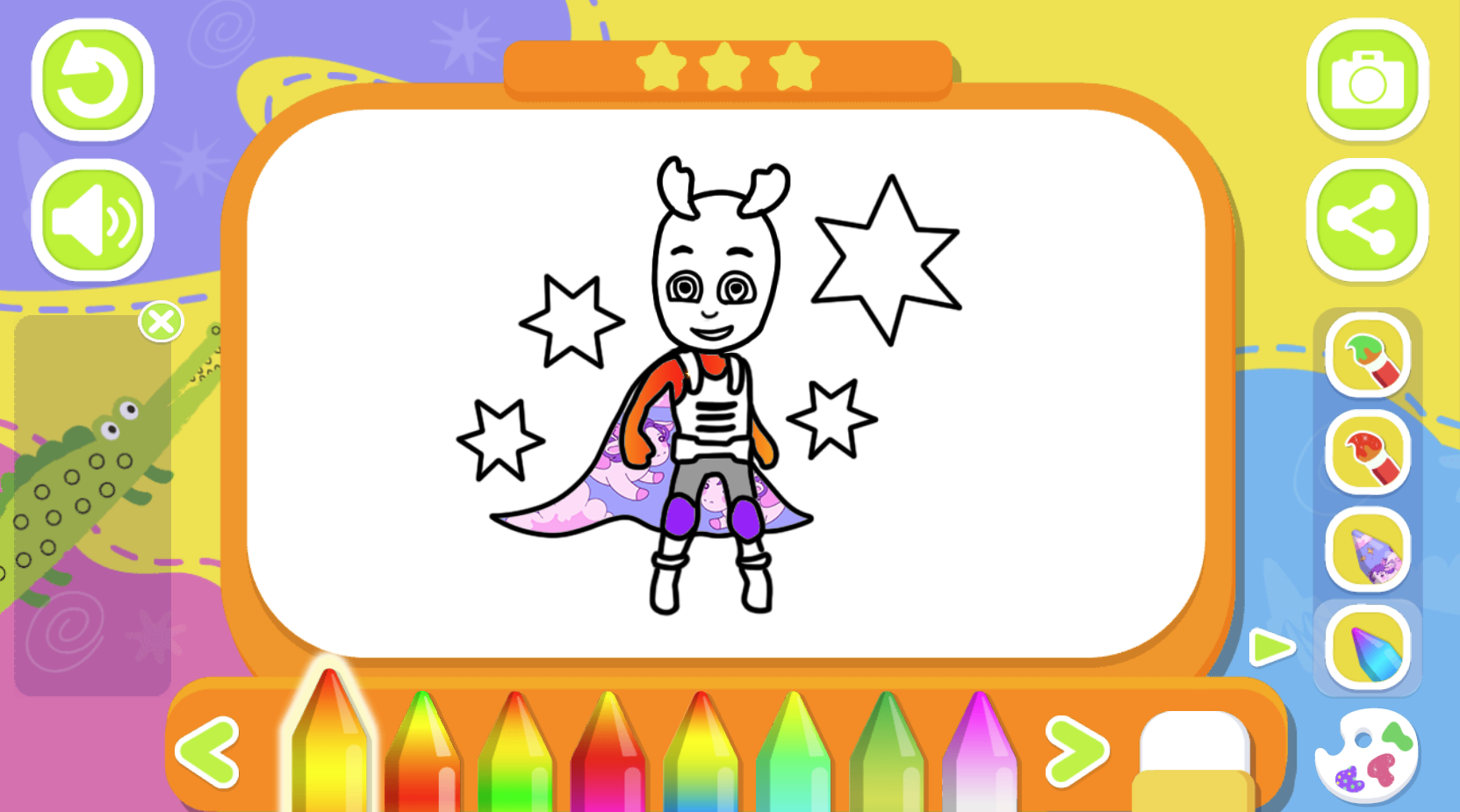 Mask Hero Coloring Book