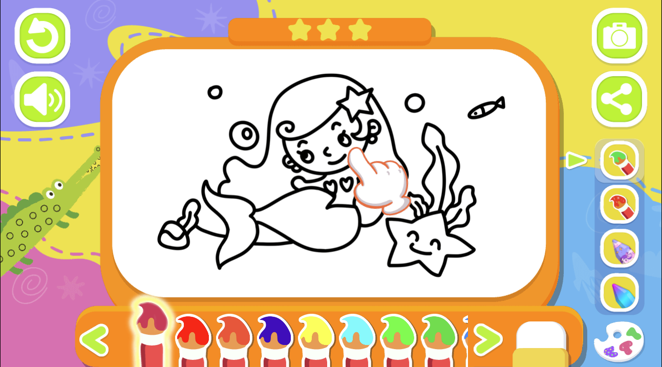 Mermaid Coloring Book