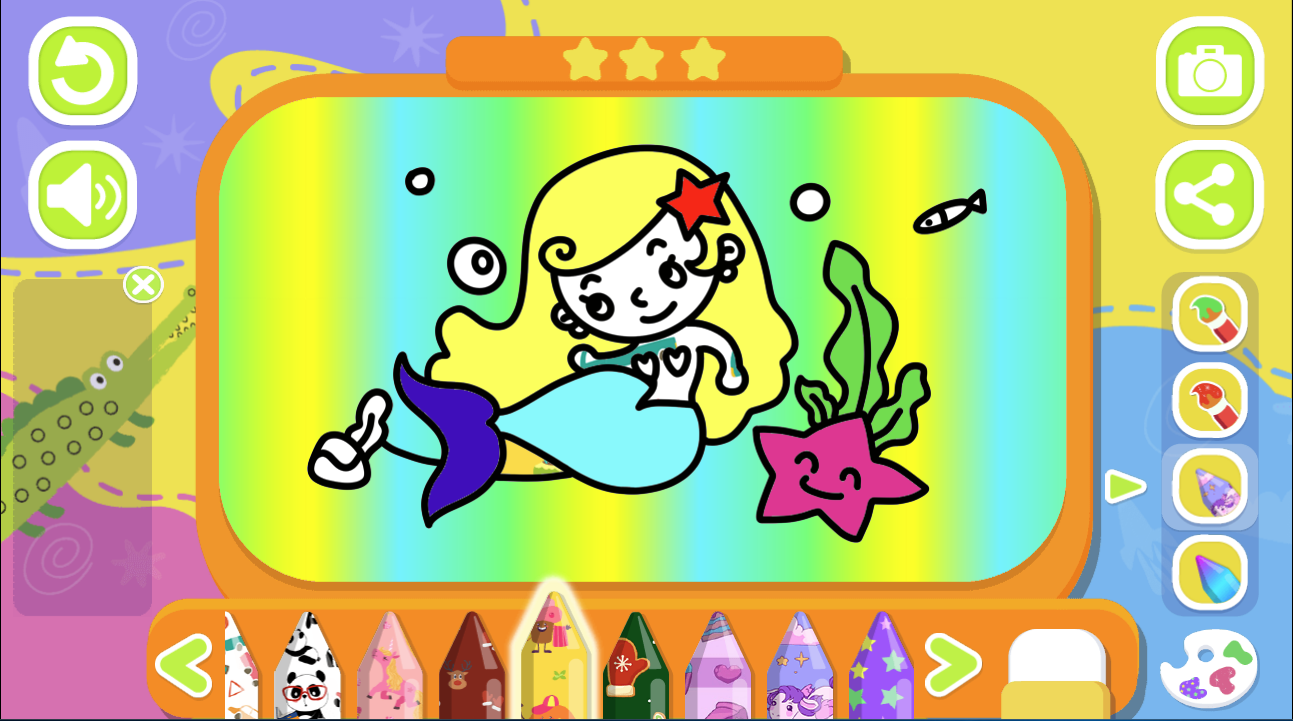 Mermaid Coloring Book