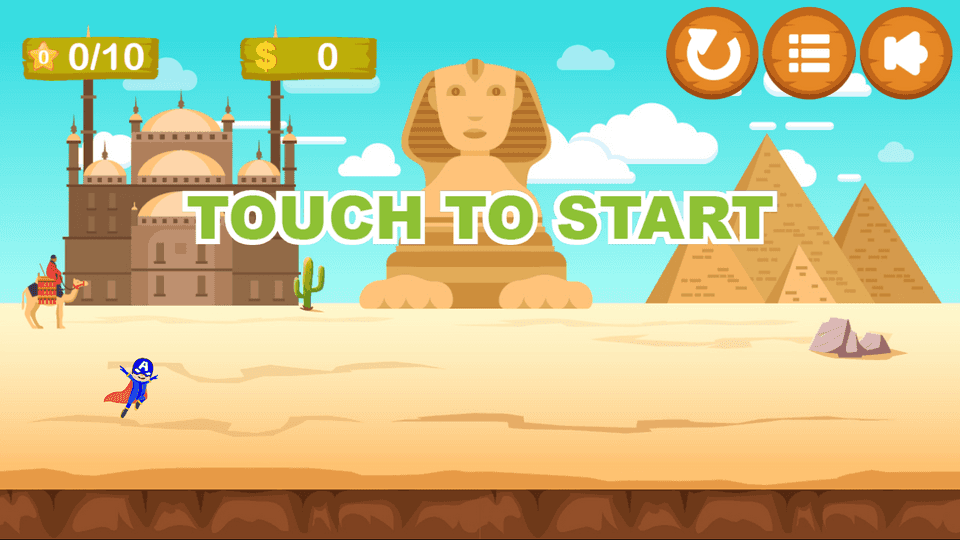 Masked Hero Desert Escape